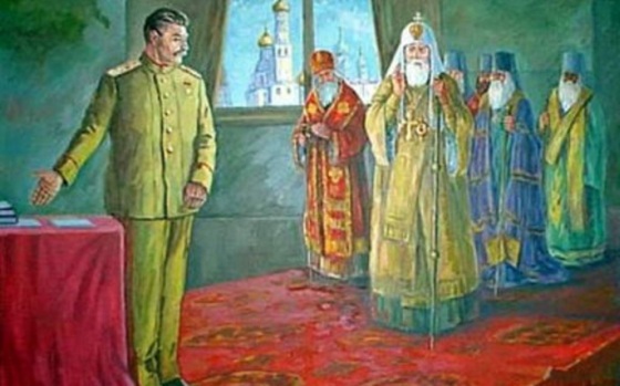 Stalin a II. svetová vojna, moskva a pravoslavna cirkev