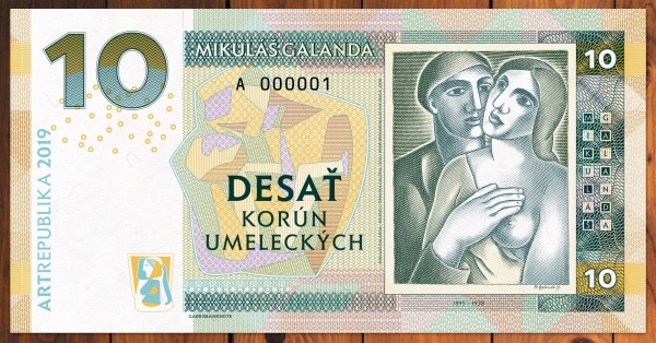 Kaštieľ Moravany bankovka umelecká