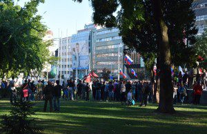 Bratislava 12. september, protesty prisťahovalci