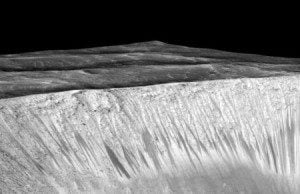 Voda na Marse, NASA/JPL/University of Arizona