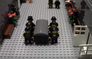 LEGO funeral