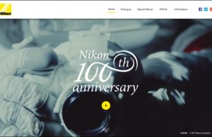 Nikon 100 rokov logo