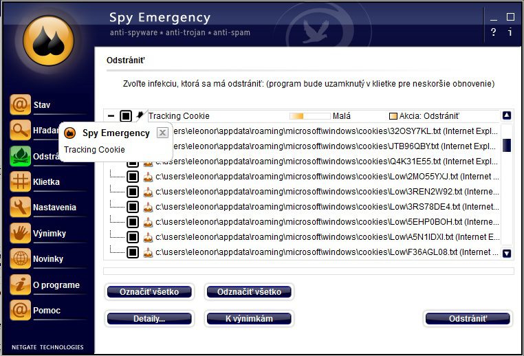 Spy Emergency antivirus hodnotenie