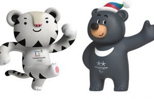 Maskoti Olympiáda Korea 2018