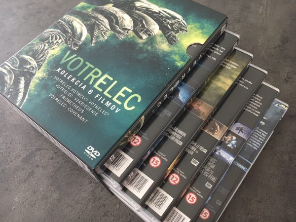 Votrelec, alien kolekcia 6 DVD