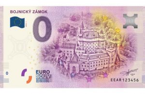 Bojnice 0 eur bankovka zámok