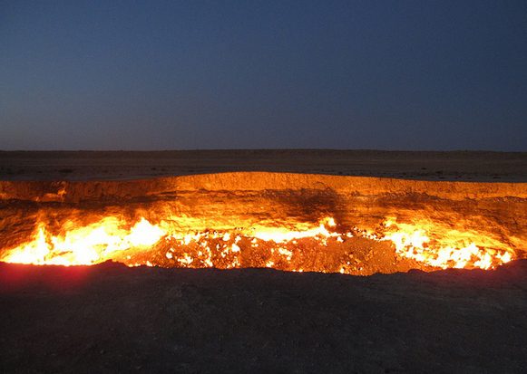 Turkmenistan Brána do pekla