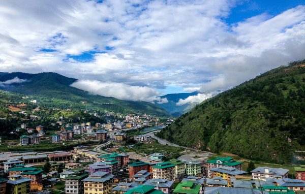 Bhután rieka mestá