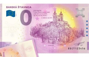 Banská Štiavnica, 0 eurová bankovka, Kalvária