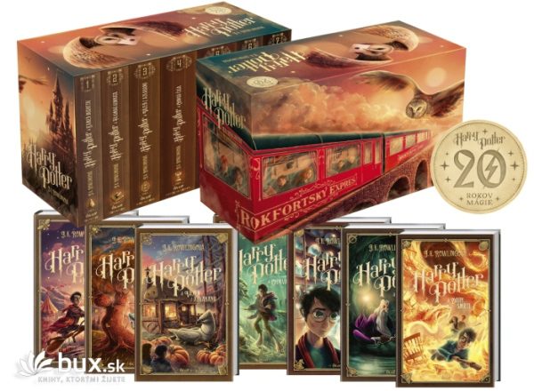 Harry Potter 20 výročie séria 7 dielov v jednom