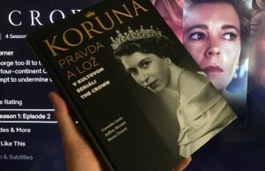 The Crown, KORUNA pravda a lži kniha o seriály na Netflixe