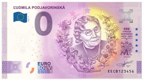 Podjavorinská 0 eur bankovka