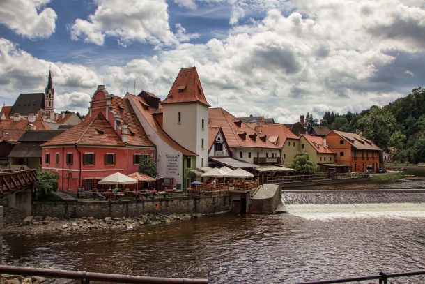 Český Krumlov, historické mesto Južné Čechy