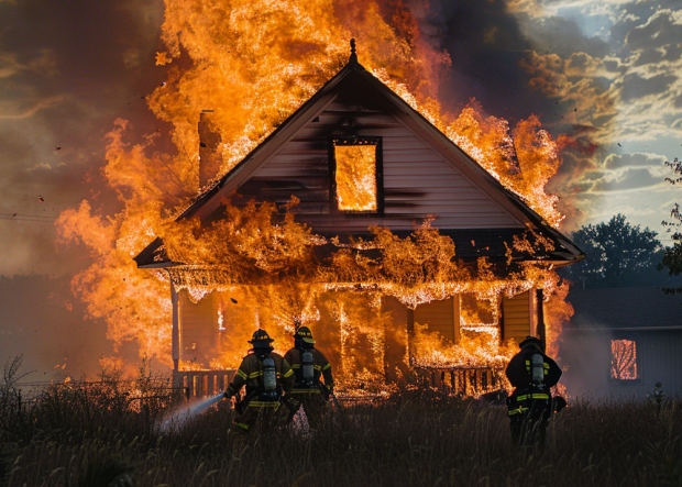 požiar ilustračná fotografia
